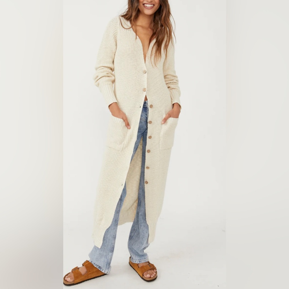 Free People It’s Alright Cardigan Cream